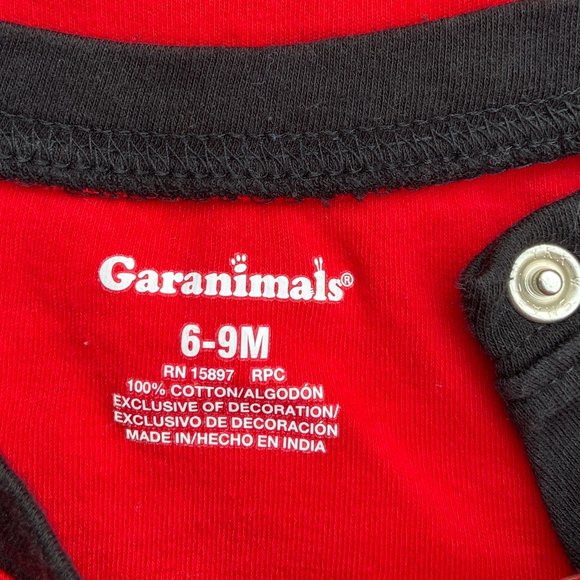 Garanimals Baby Boy 6-12 Month Onesie Bodysuit Red - Picture 5 of 5